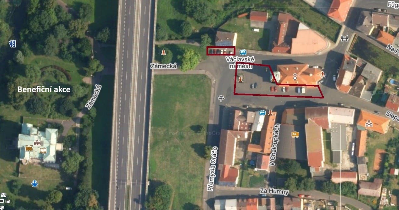 Mapa: Václavské náměstí